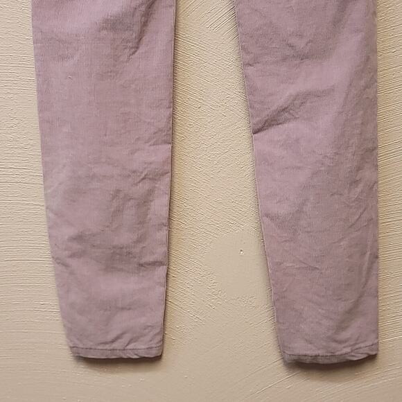 We The Free Corduroy Pants Size 24 Used Lavender Skinny Purple Womens Sun Chaser - Picture 11 of 13